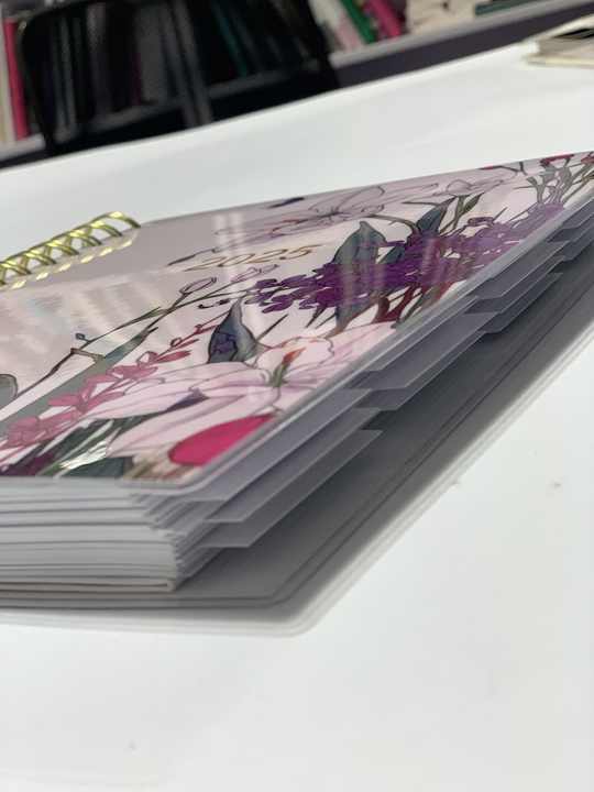 Custom Printed Logo Spiral Bound Agenda Diary, Daily Monthly Business Planner