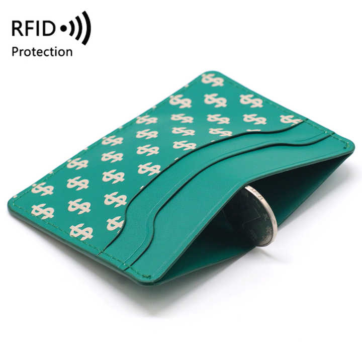 Men's Simple Wide Design Wallet with Logo and