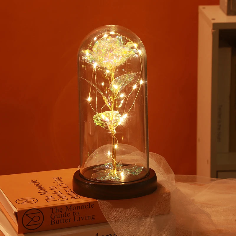 Valentines Gift LED Gold Foil Light
