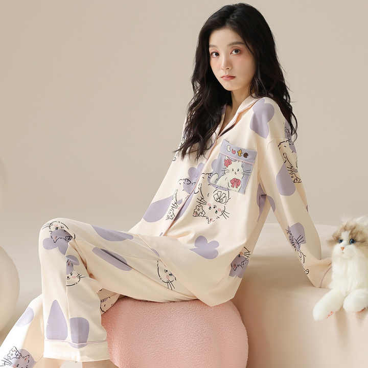 Women's Sleepwear Long-sleeved