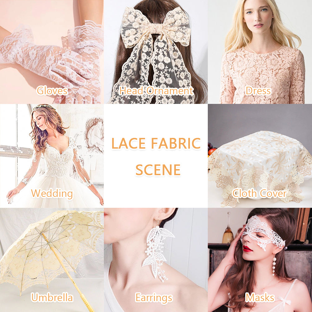 قماش دانتيل شفاف