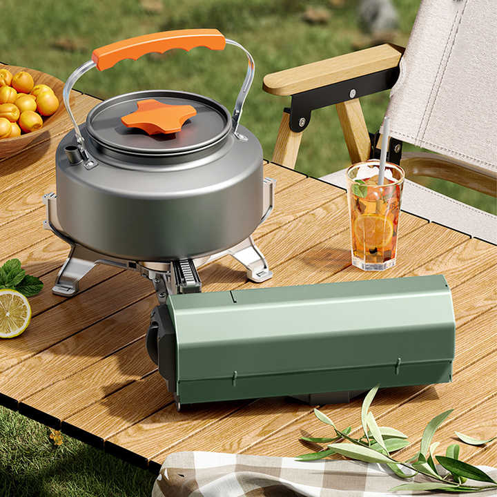 موقد غاز صغير قابل للطي موقد غاز خارجي . Mini Folding Gas Stove Outdoor Camping