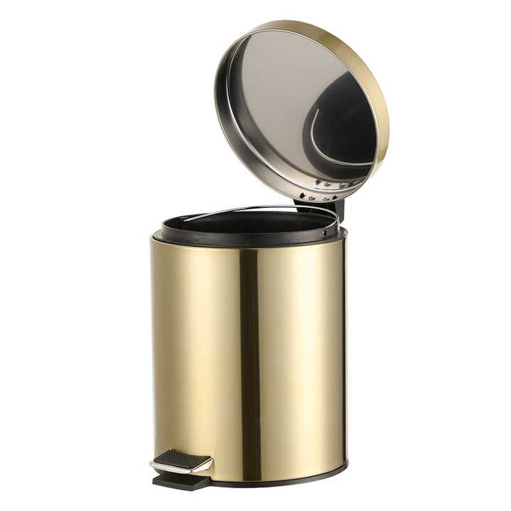 copper wastebasket