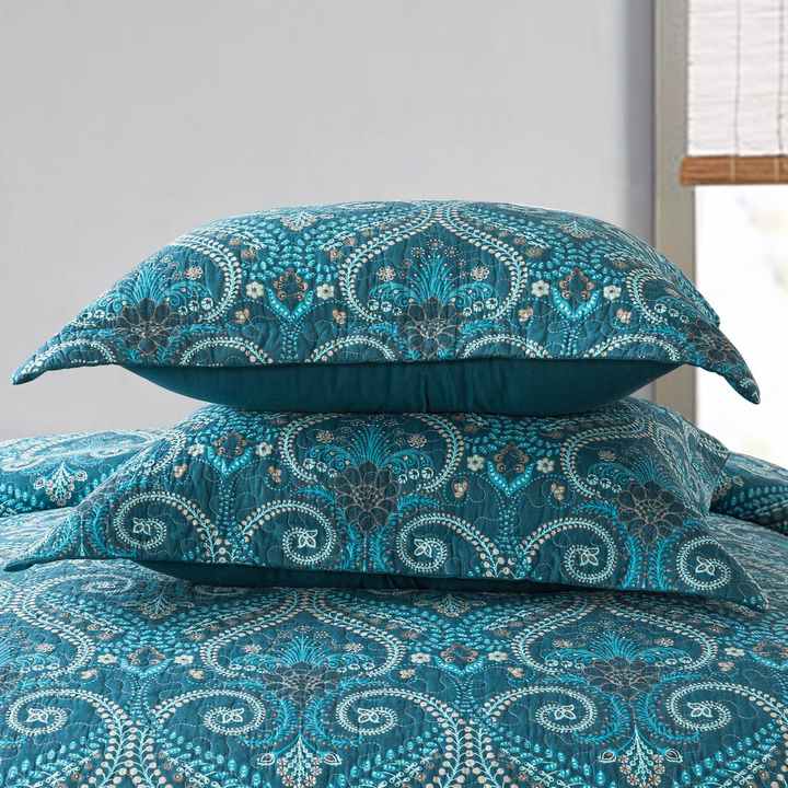 Microfiber Comforter Reversible Bedspreads Floral