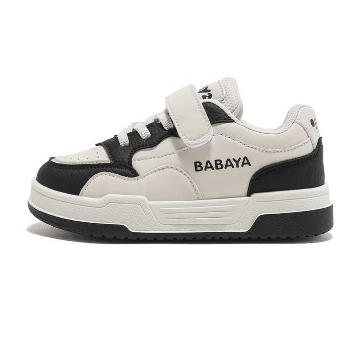 Baby Shoes Breathable White and Black Non-Slip Casual