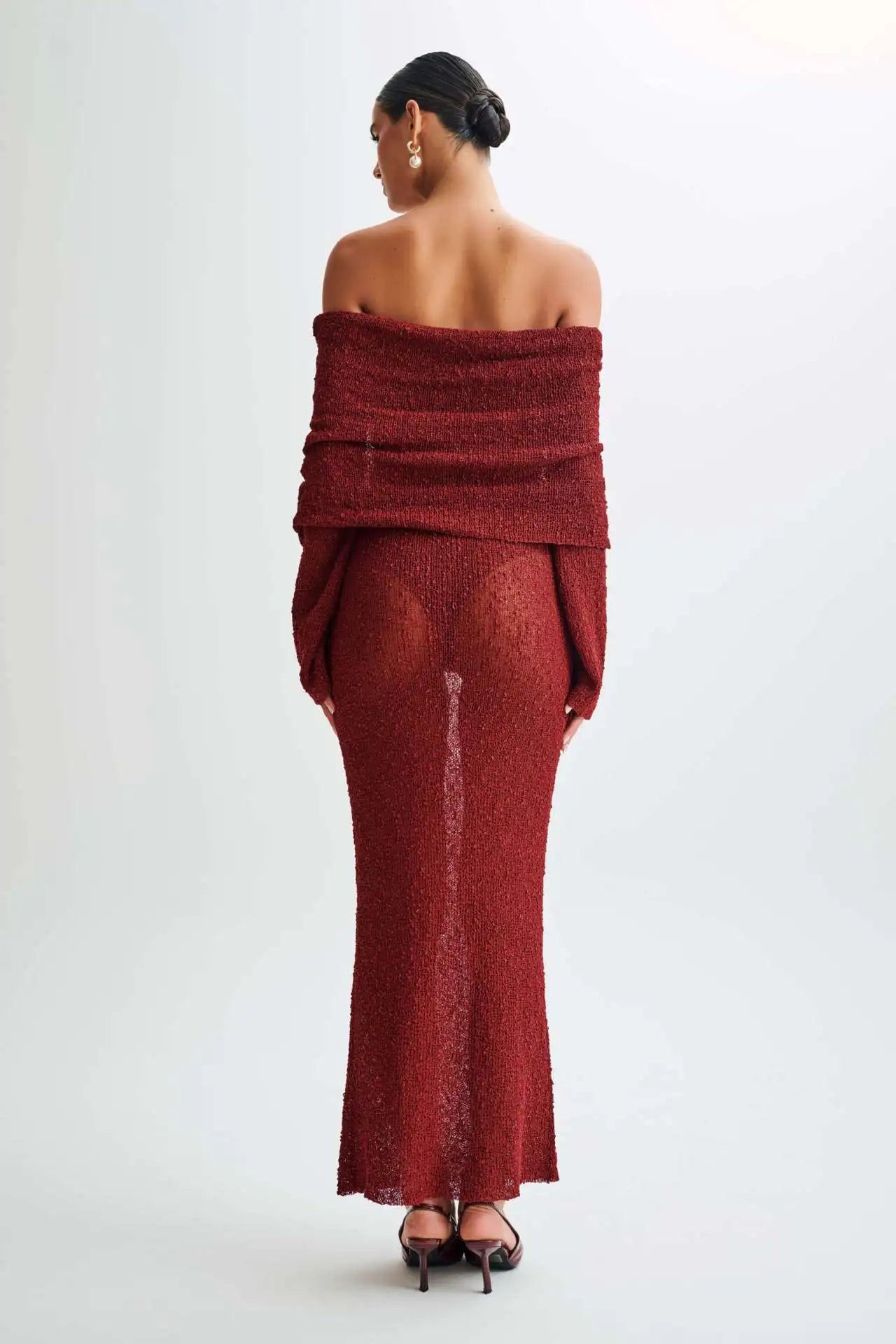 Tulle maxi dress