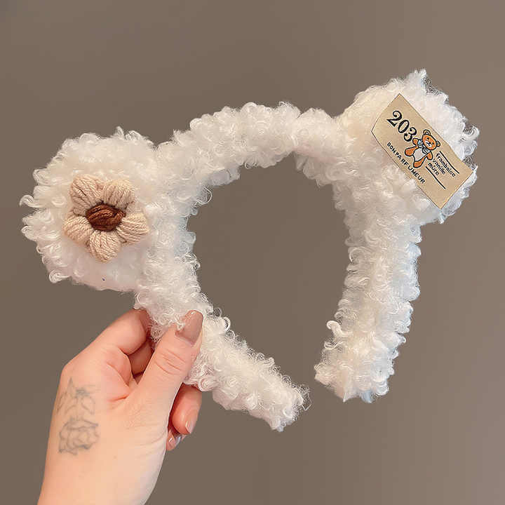 اطواق شعر على شكل دب