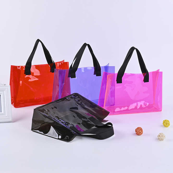 -Transparent carrying bag