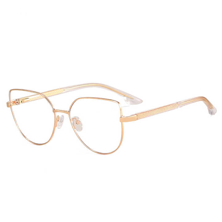Ms 82036 New Metal Frame Cat Eye-نظارات شمسية نسائية