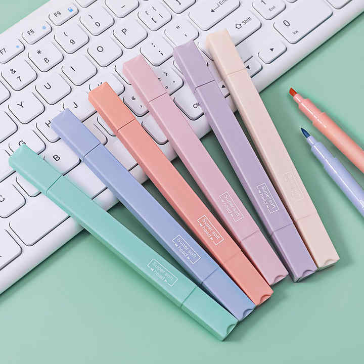 School Student Block Highlighters Set Kids