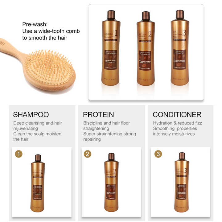 Private label Brazilian hair keratin treatment shampoo