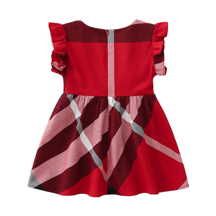 The 100% embossed cotton dress is suitable for summer.