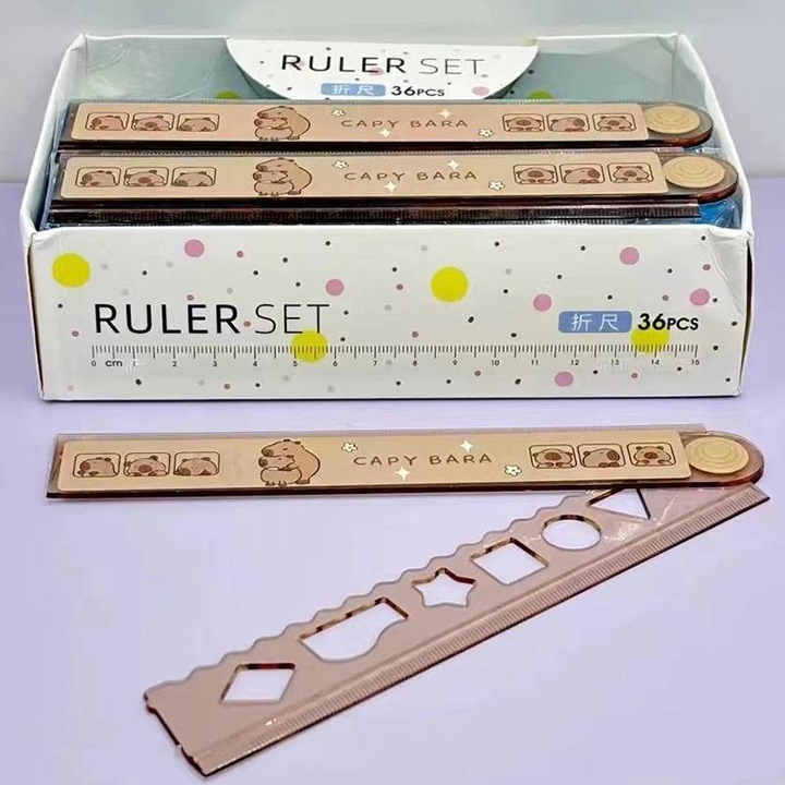 A piece of folding ruler