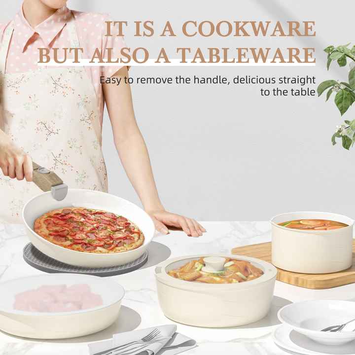 Aluminum cooking sets