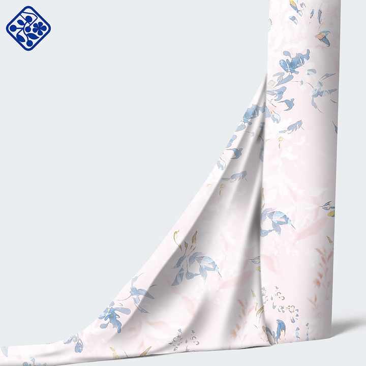 Print Dress Fabric Organic Cotton Floral Print Dress Fabric