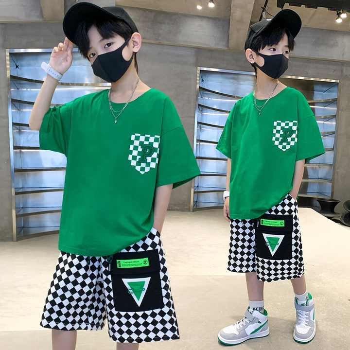 Boys' shorts, casual summer clothes, made of cotton