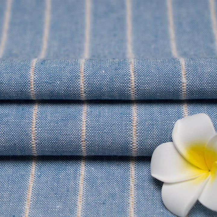 Men and Women Apparel, I-قماش متوسط الوزن من مزيج الكتان والقطن