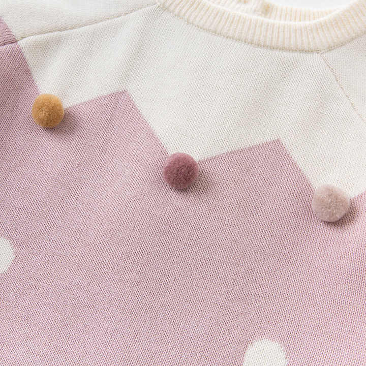 Children's Clothes Kids Knitted Dress Mesh Dress- Dafbella Autumn Dress for Girls