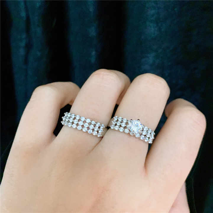 مجموعة خواتم زفاف فاخرة - Fashion Jewelry
