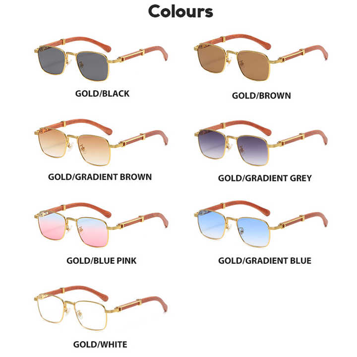 Glasses for Women Shades Sunglasses with Logo Small Rimless Women's Sunglasses