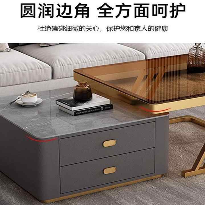 طاولة قهوة فاخرة خفيفة . Luxury light coffee table