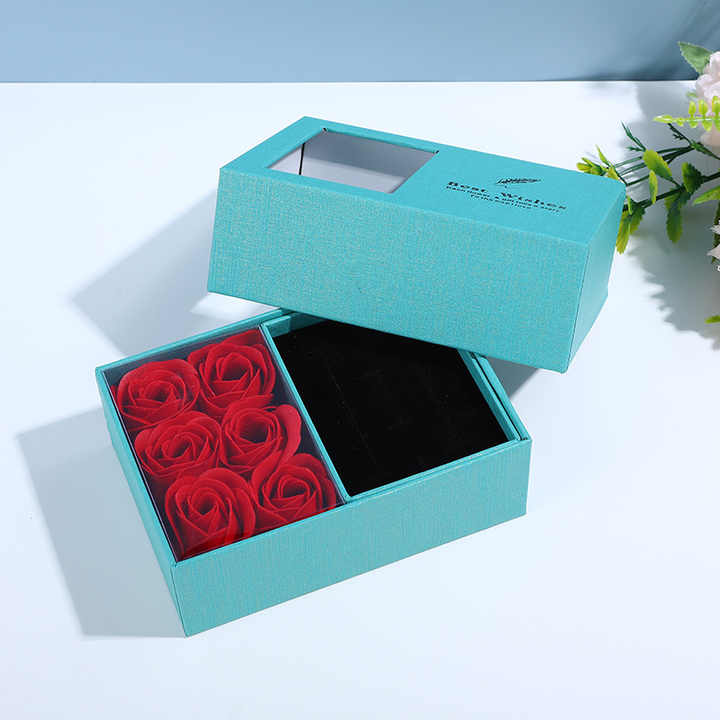 Hot Selling Stock Jewelry Rose Soap-Gift Box