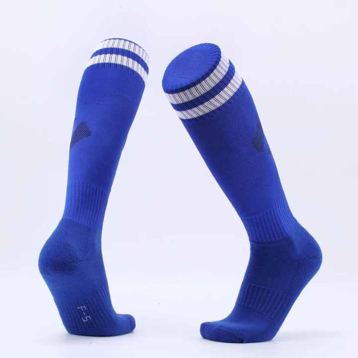 Sustainable knee-high football socks made of polyester cotton Breathable and portable Foldable Design