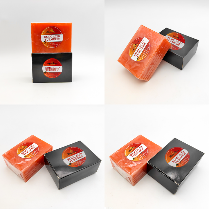 Dark Spots Turmeric Soap for Women - Korean Skin Care Product, Facial Cleanser