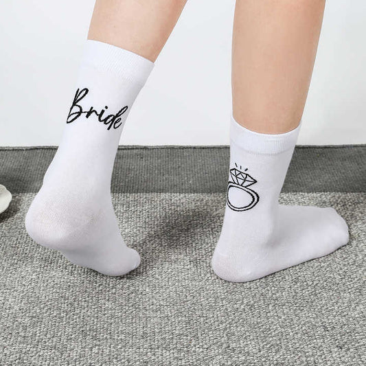 Elegant Team Bride Sock
