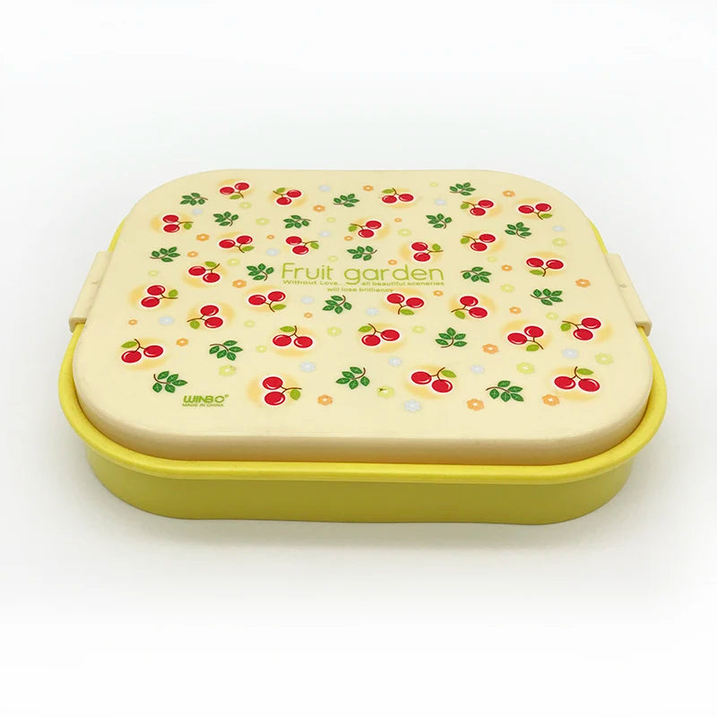 Back to School Lunch Supplies 3 Compartment Kindergarten Baby Bento Box