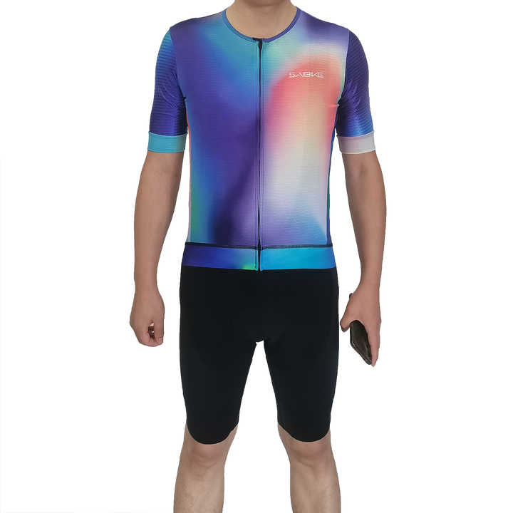 Short-sleeved cycling clothing