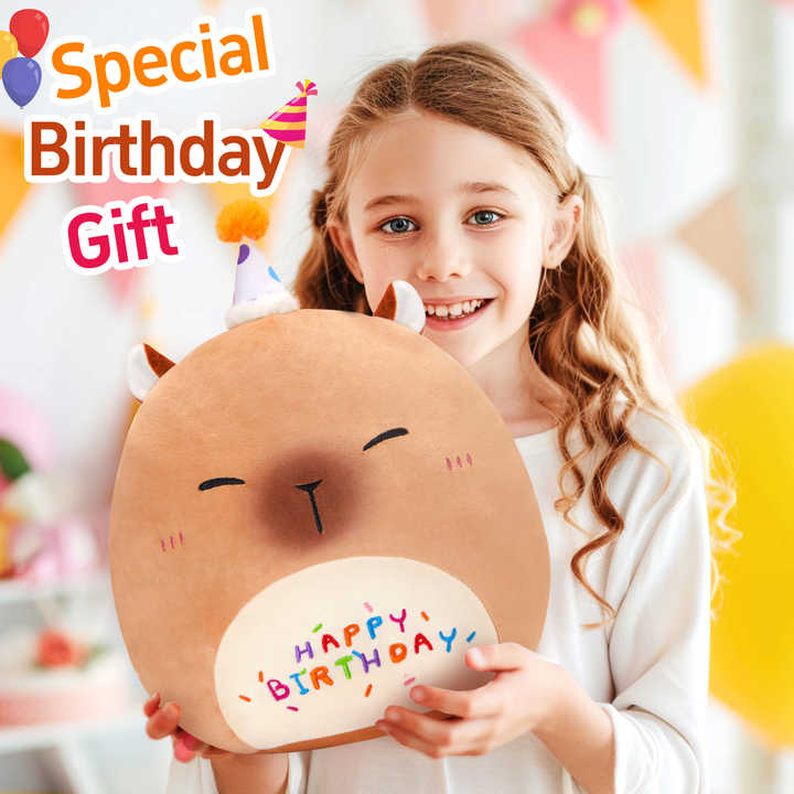 Toy in Birthday Christmas- New Design Cartoon Brown Capybara Toy for Kids