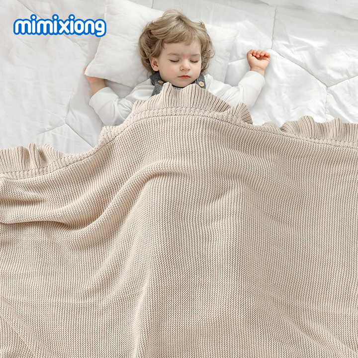 Factory Directly Mimixiong Cotton Knitted Baby Blanket