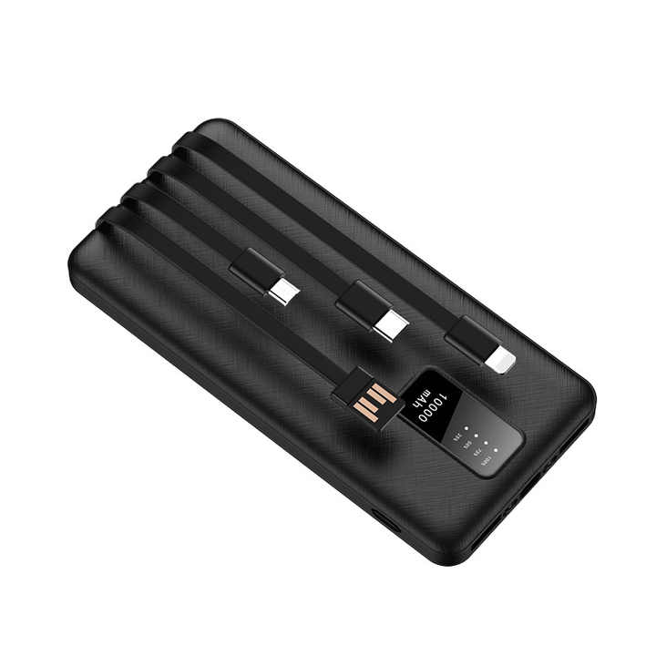 كابلات مدمجة مخصصة للجيب . Built-in cables for pocket 5000mAh