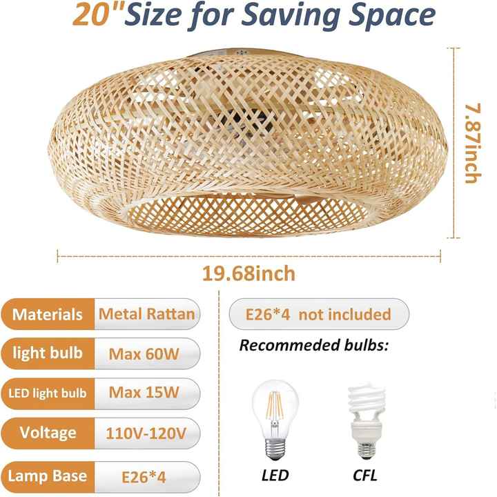 مروحة سقف منخفضة الارتفاع