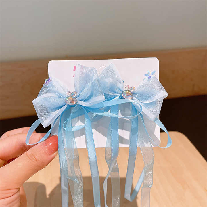 شبك شعر على شكل شريط فيونيكة- Bowknot Hair Clip