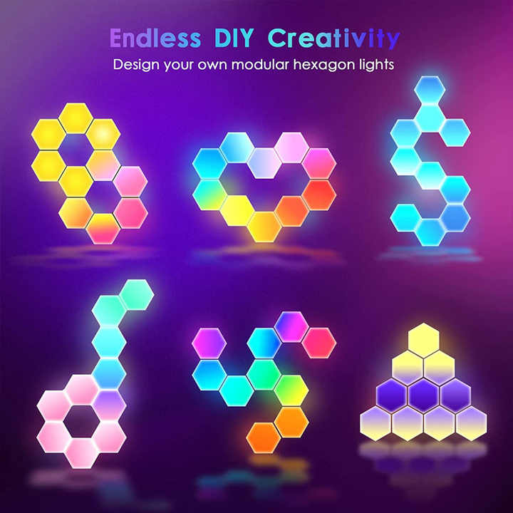 Hexagonal lamps