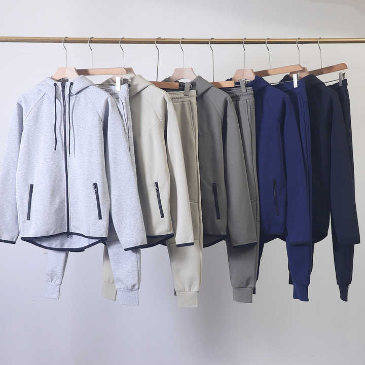 Men's Full Zip Hoodie. New Tech OEM Wholesale