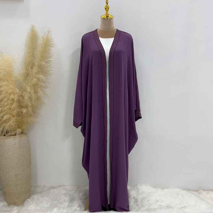 Turkish colored abaya