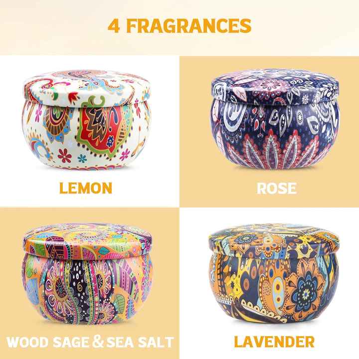 Best Selling Natural Soy Wax Scented-مجموعة شموع