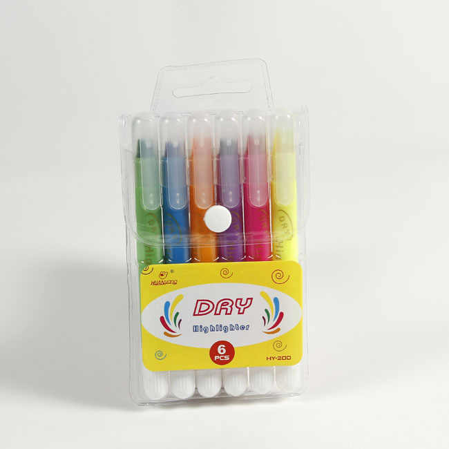 Multi-colored highlighter set