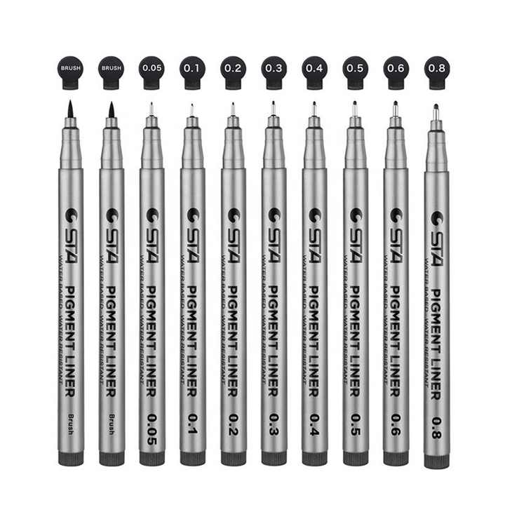 Wear-Resistant Calligraphy Pens Hand Letter Marker Pens Pack