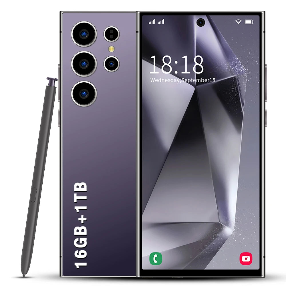 S25 Ultra 5G Smartphone - Phones 108MP Rear Camera CDMA LTE Cellular US Version