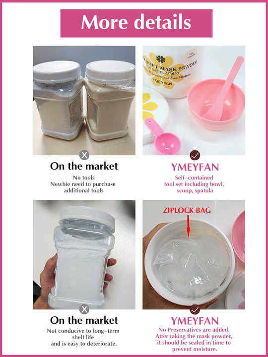 YMEYFAN DIY SPA Beauty Salon Hydro-Gel Mask