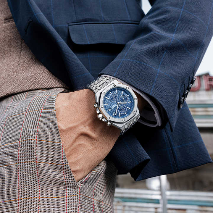 Men's Business Watches Luxury Quartz Watch for Men