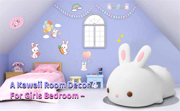 cute little bunny lamp