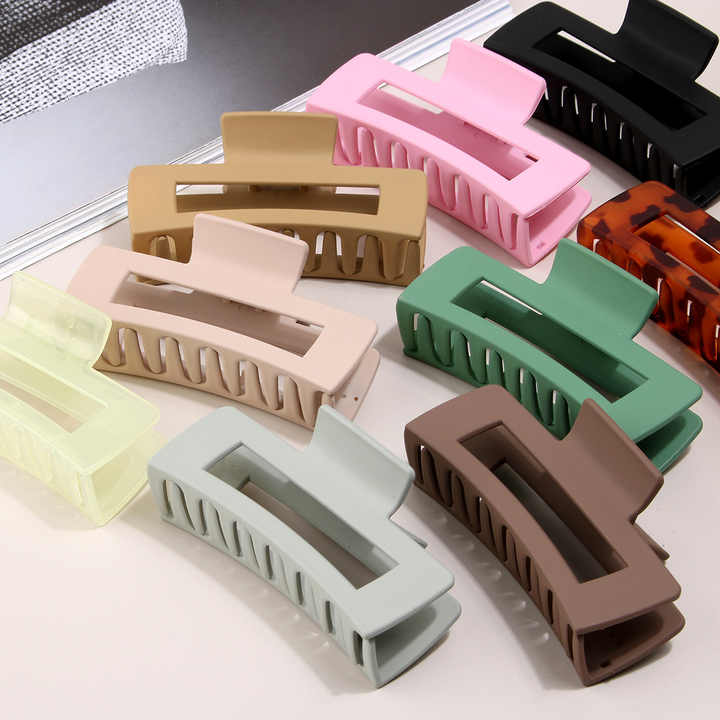 مشبك مخلب مستطيل للشعر - Clip for Curly Hair