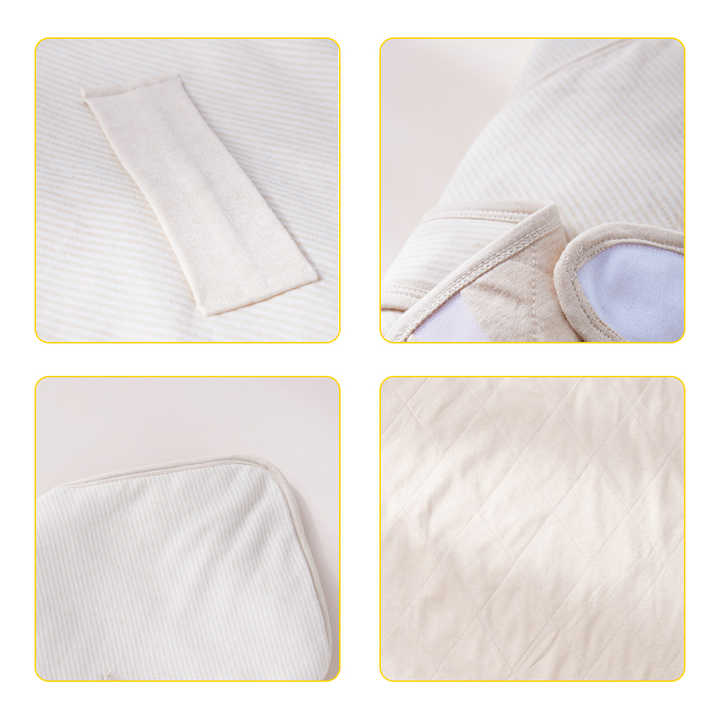 Winter Spring Breathable Cute Cotton-Blanket Swaddle with Hood