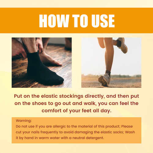 Care Elastic Socks South Moon Ionic Shapewear Stretchy Socks for Outdoor Sports Comfortable