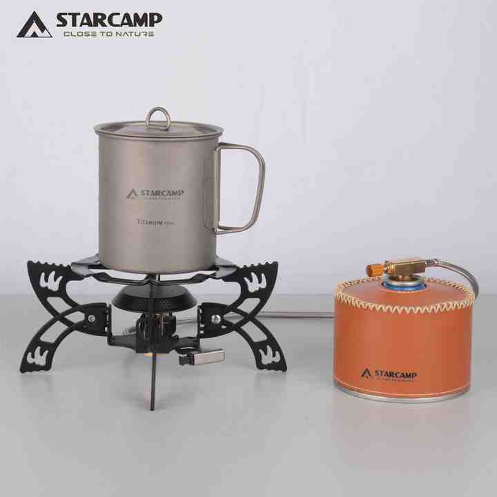 STARCAMP 3800W Outdoor Solo Backpack Hiking Foldable Camping Butane Gas Stove Portable Gas Burner